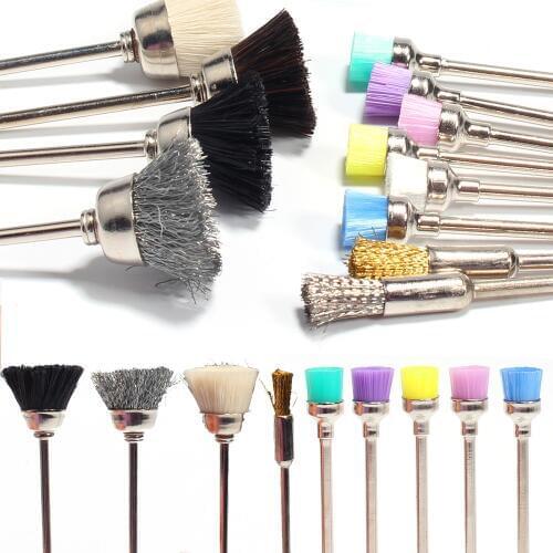 1pcs Nail Drill Brush Metal Rotary Copper Wire Cleaning Tools Manicure Electric Drills Nail Art Accessories