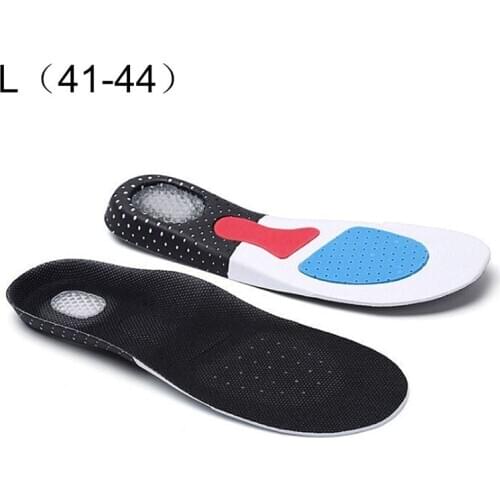Unisex Solid Silicone Gel Insoles Foot Care For Plantar Fasciitis Heel Spur Sport Shoe Pad Insoles Arch Orthopedic Insole