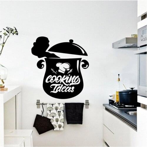 Fun kitchen Home Decor Vinyl Wall Stickers For Kids Rooms Home Decor Removable Decor Wall Decals
