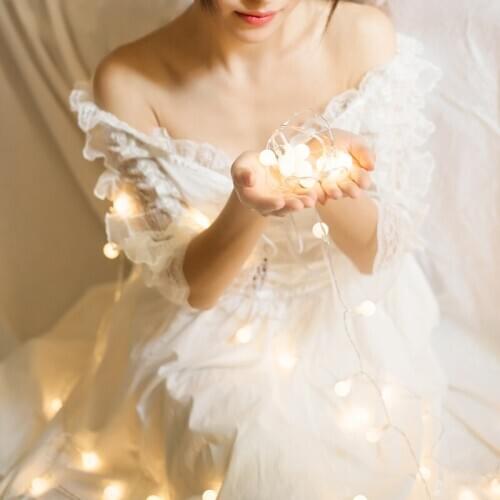 Stall decoration, star lights, led string lights, lanterns, net red girls' hearts, room layout, romantic proposal, confession