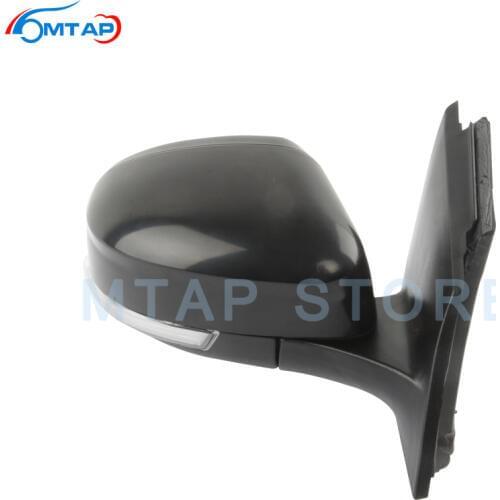 Outer Rearview Side Mirror Assy Single Lamp Base Color Electirc-Fold For MONDEO MK4 2007 2008 2009 2010 2011 2012 2013 2014