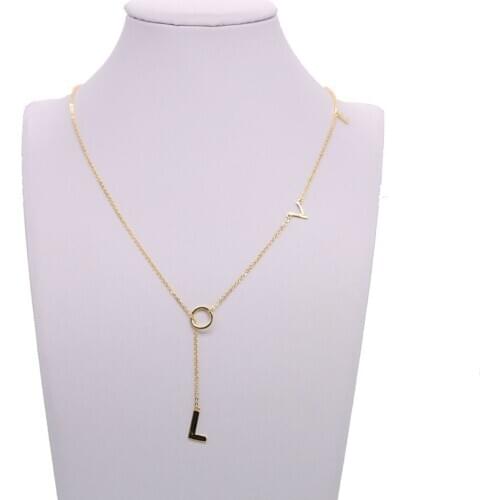 Simple Classic fashion Stick Pendant Necklace Hollow Girl Long Link Chain 925 silver Necklaces long chain Jewelry for women