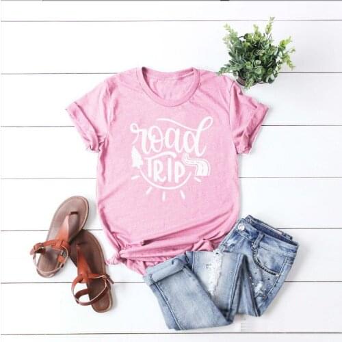 Road Trip Shirt graphic funny slogan t-shirt aesthetic tumblr women fashion camiseta rosa feminina tops grunge tumblr shirt top