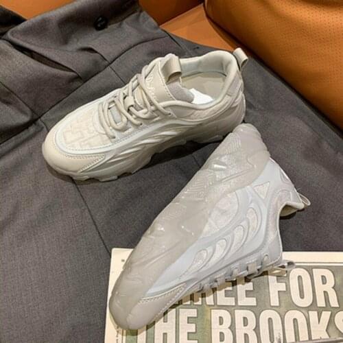 Womens shoes 2021 new spring and autumn Korean fashion jelly super fire breathable thick-soled sneakers comfortable