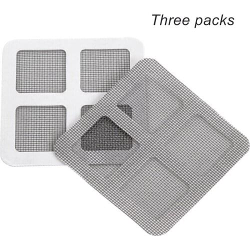 3 Pack Fix Net Window Home Adhesive Antis Mosquito Fly Bug Insect Repair Screen Wall Patch Stickers Mesh Repairing Broken Holes