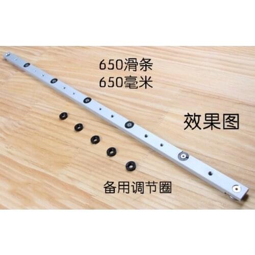 300/450/650mm Aluminium Alloy Rail Miter Bar Slider Table Saw Gauge Rod Woodworking Tool