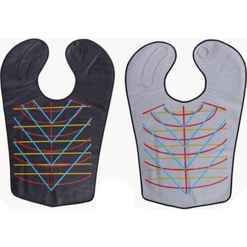 Fast Shipping Professional Salon Shawl Hairdressing Cutting Coloring Perming Salon Cloth Special Promotion Black/Sliver Color