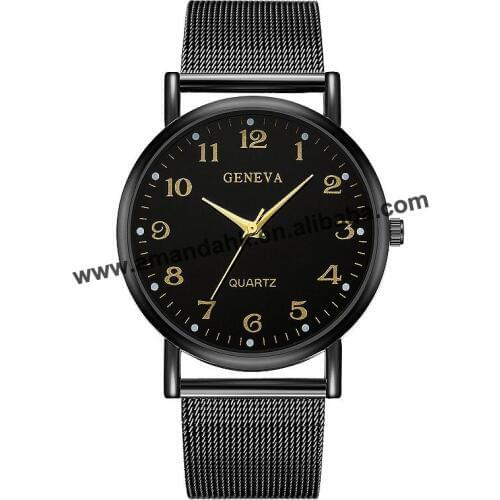 Hot Women Fashion Watch Casual Alloy Mesh Band Watches Women Dress Wrist Watch Hot Sale Alloy Lady Dress Geneva Watches 612