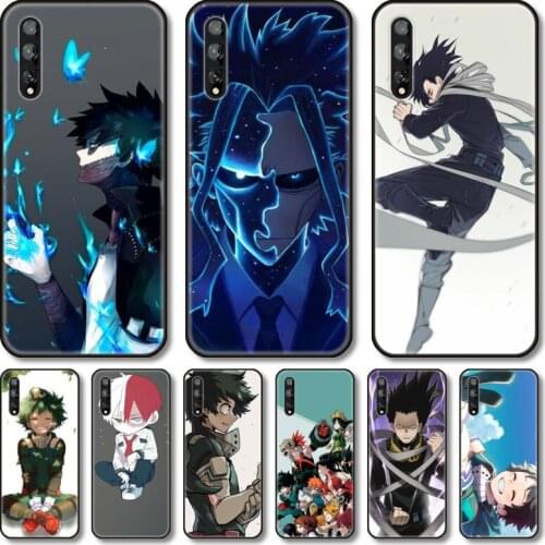 Anime hero Phone Case For Huawei Y 5 6 7 8 9 A P S Pro 2020 2019 Black Shell Cover