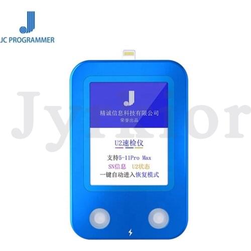 JC U2 Chip Tristar Tester U2 Charge fault Fast Detector For iPhone 5-11Pro Max Auto-test U2 Status Serial Number Detector Reader