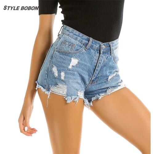 High Waist Jean Shorts Women Summer Loose Casual Short Jeans New 2021 Korean Style All-match Ladies Denim Short Pants 8011284