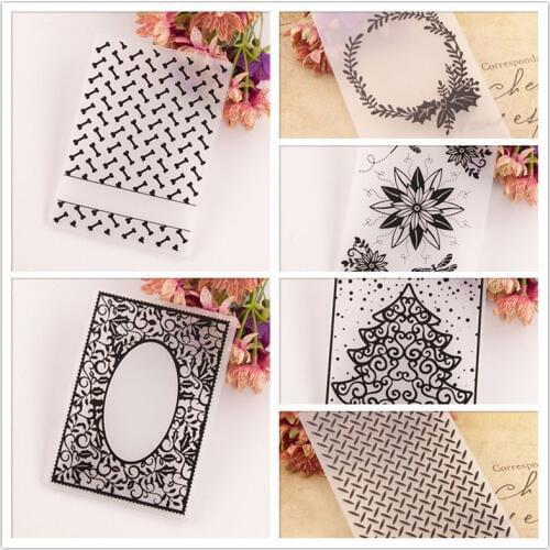 2020 New Arrival Scrapbook Box Design DIY Paper Cutting Dies Scrapbooking Plastic Embossing Folder Size 10.5*15.5cm Card making