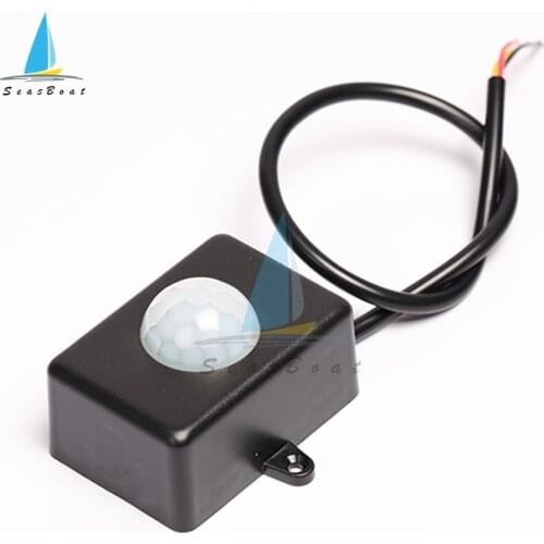 DC4.5V-20V Body Infrared Motion Sensor Switch Pyroelectric Human Sensor Adjustable Time Delay Switch Fully Automatic Sensing