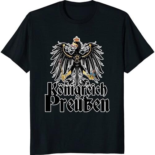 Men 2019 Summer Summer Tees Shirt Tops Tees Plus Size T-Shirt Kingdom of Prussia T-Shirt - Koenigreich Preussen Casual Men Tees