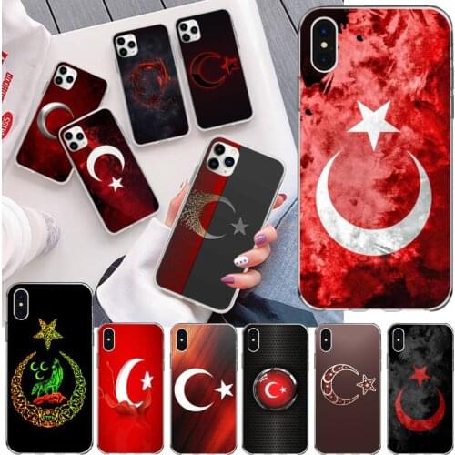Republic Turkey Flag Ankara TPU Soft Silicone Phone Case Cover for iPhone 11 pro XS MAX 8 7 6 6S Plus X 5S SE 2020 XR cover