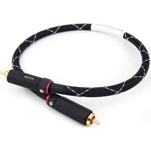 New DAC Cable Press amplifier decoder RCA cable Stereo TV Audio speaker Digital line Hifi Audio Video 75ohm Digital Coaxial