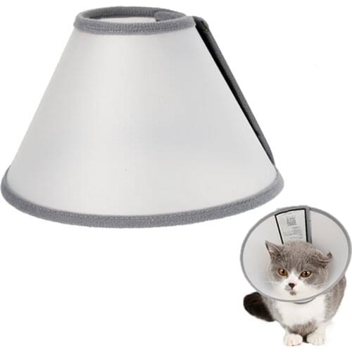Cat Elizabethan Collar Circle Pet Cat Dog Anti-bite Collar Medical Recovery Cone Ring Neck Protective Cone for Pet Supplies