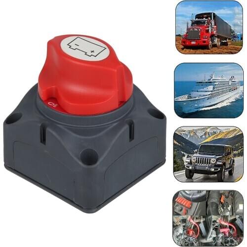 Disconnect Isolator Master Switch 0-60V Battery Power Cut Off Kill Switch Fit for Car/Vehicle/RV/Boat/Marine 600A