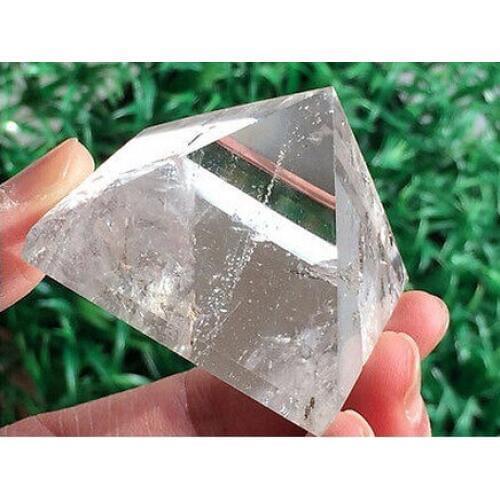 Natural Quartz Crystal Cutting polishing Pyramid