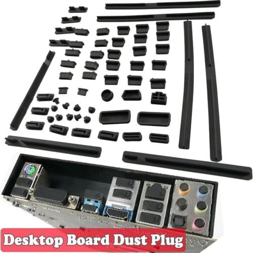 Computer Motherboard Slot Dust Plug Desktop Board Silicone Interface Case Anti-dust Cover Dustproof Anti-Oxidation Rust Plug