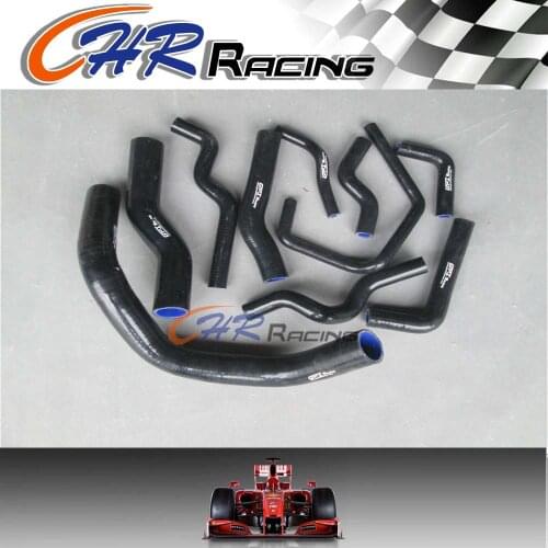 FOR NISSAN SILVIA 200SX 240SX S13 S14 S15 SR20DET BLACK SILICONE RADIATOR HOSE