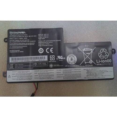 UGB genuine Replacement Lenovo ASM 45N1112 FRU 45N1113 2060mAh/24Wh Battery