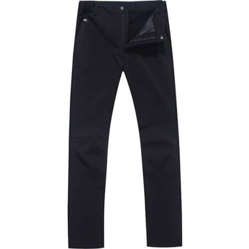 Outdoor Windproof Thermal Camping Trekking Sports Trousers Men Womens Winter Softshell Fleece Hiking Pants