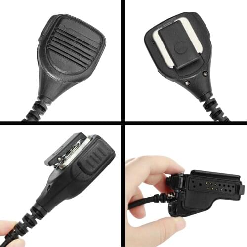 VBLL Remote Speaker Mic Fit For MOTOROLA XTS1500 XTS2500 XTS5000 MT2000 MTX8000 MTX9000 Portable 2-Way Radio