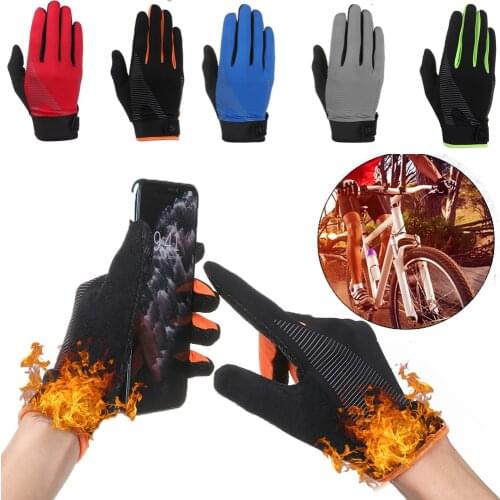 1Pair Winter Must Ski Gloves Thicken Warm Long-sleeved Cycling Mitten Waterproof Touchscreen Windproof Outdoor Riding Gloves
