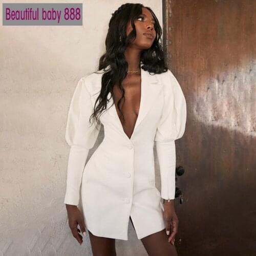 2019 New autumn Mujer Feminino Chic White Casual Blazer Women Blazers And Jackets Office Lady Single Breasted Blazer wholesale