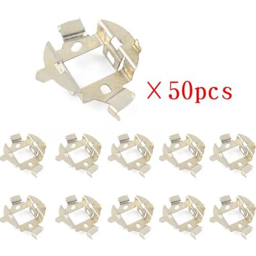 50*H7 HID Xenon bulb holder HID adaptor for VW Sagitar MAGOTAN H7 HID xenon adapter H7 holder clip retainer for Nissan BMW H101