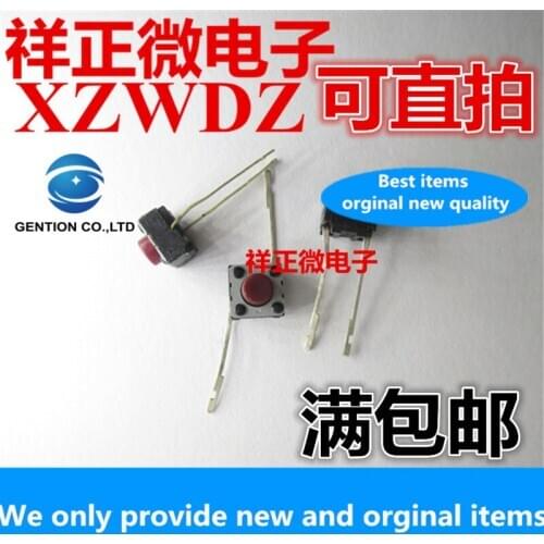 50pcs 100% orginal new Japan x6x5 tact switch Panasonic 6MM key switch EVQ22705R red head 2 pin position