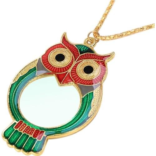 Portable Wearing Style Pendant Newspaper Reading Magnifying Glass 3x Pocket Creative Necklace Handheld Magnifier Jewel Loupe