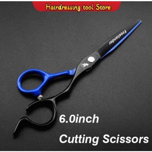 6.0"sale Purple Diamond Japanese Hair Scissors Cheap Hairdressing Scissors Shears Hairdresser Shaver Haircut Scissors Teeth Size