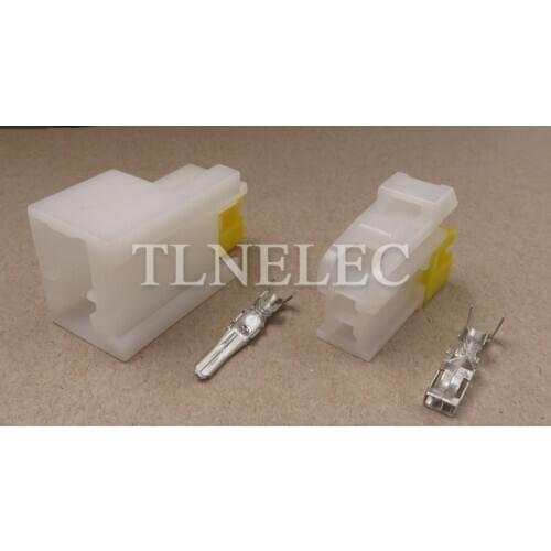 7122-1620 7123-1620 DJ7023Y-2.8-11/21 White Unsealed Male Female 2 Pin Automotive Wire Connector