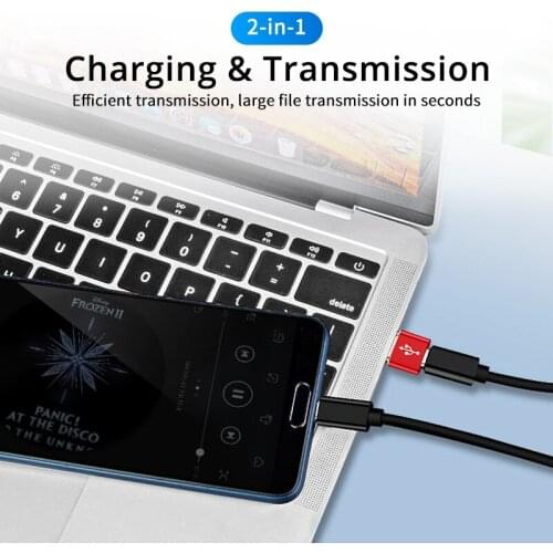 USB Type C OTG Adapter Type-C USB 3.0 Male to USB C Female OTG Data Adapter Converter Cable Adapter For Macbook iphone 11 pro
