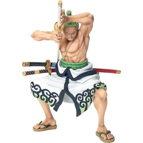 ONE PIECE Zoro Anime Figure Pvc Model Toys Anime Gift Collectibles Model Toys Desktop Ornaments Cartoon Figures Model