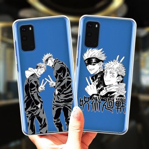 Japan Anime Jujutsu Kaisen Case For Samsung Galaxy S20 FE S21 Ultra S10 Lite S9 S8 Plus S7 Edge S10E Clear Soft Silicone Cover