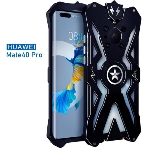 New Aluminum Armor Thor Case For Huawei Mate 40 Pro Plus Mate 40 Pro+ Cover The Flash Iron Man Phone Protective Shell Skin Bag