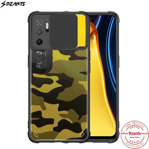 Rzants For Xiaomi POCO M3 PRO Redmi Note 10 5G 4G Case Hard [Camouflage Lens] Lens Protect Slim Crystal Clear Cover