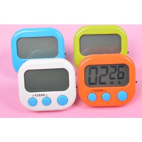 7 Colors Digital Kitchen Timer Multi-Function Timer Count Down Up Electronic Egg Timer Kitchen Baking LED Display SN1531