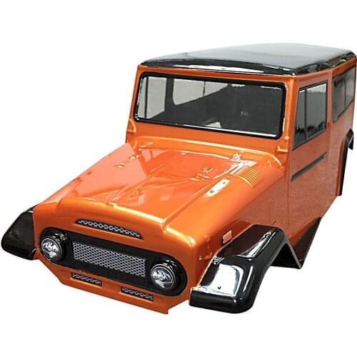 1/10 scale Unpaited Clear Body Shell Fits Tamiya CC01 Chassis land cruiser 40 wrangler Jeep RC