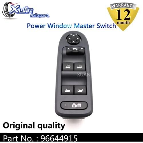 XUAN Electric Power Window Master Control Lifter Switch 96644915 For Peugeot 308 5 Door Hatchback Wagon 2007-2013