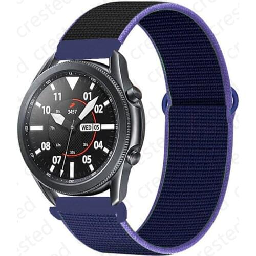 22mm/20mm strap for samsung galaxy watch 45mm 46mm 42mm Huawei watch GT 2 2e pro nylo loop belt amazfit active2/gts amazfit bip