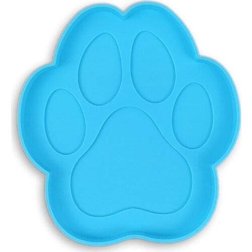 Dogs Paw Coaster Epoxy Resin Mold Cup Mat Pad Silicone Mould DIY Crafts Decorations Ornaments Casting Tool