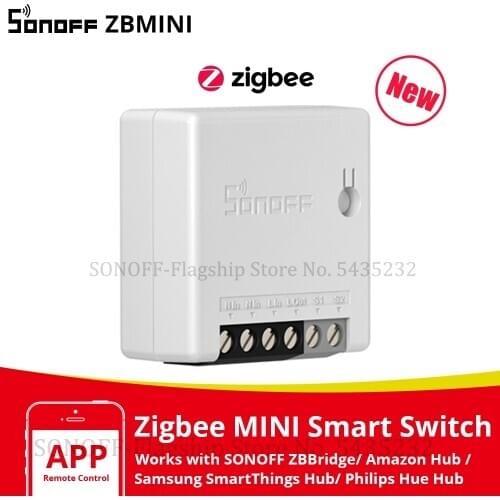 Itead SONOFF ZBMINI Zigbee 3.0 Two Way Smart Switch Timer Switch Smart Home Works with SmartThings Alexa Google Home e-WeLink