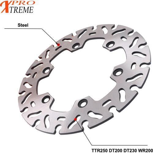 Motorcycle Rear Brake Disc For Yamaha TTR250 TTR 250 TTR-250 DT200 DT230 DT 200 230 WR200 WR 200 Accessories
