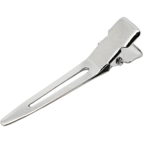 No Tooth Flat Metal Single Prong Alligator Hair Clips Bows Hairpins For Modish Baby DIY Craft Accessory