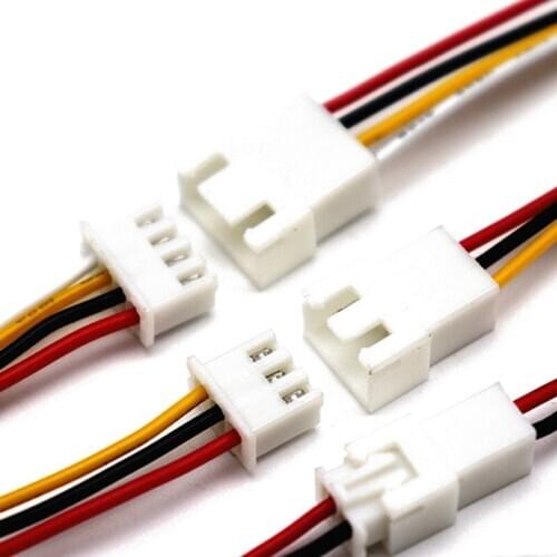 10PCS XH2.54 2.54mm Wire Cable wire Connector XH Plug Male & Female Battery Charging Cable JST 20CM 1007-26 AWG Aerial Docking