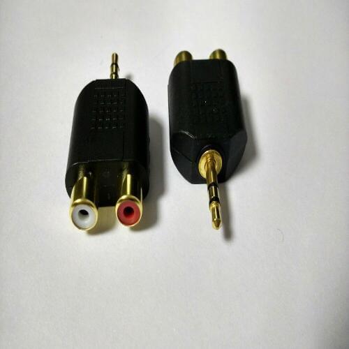 3.5mm Male Stereo to Dual 2 RCA Female Y Splitter Audio Adapter Converter